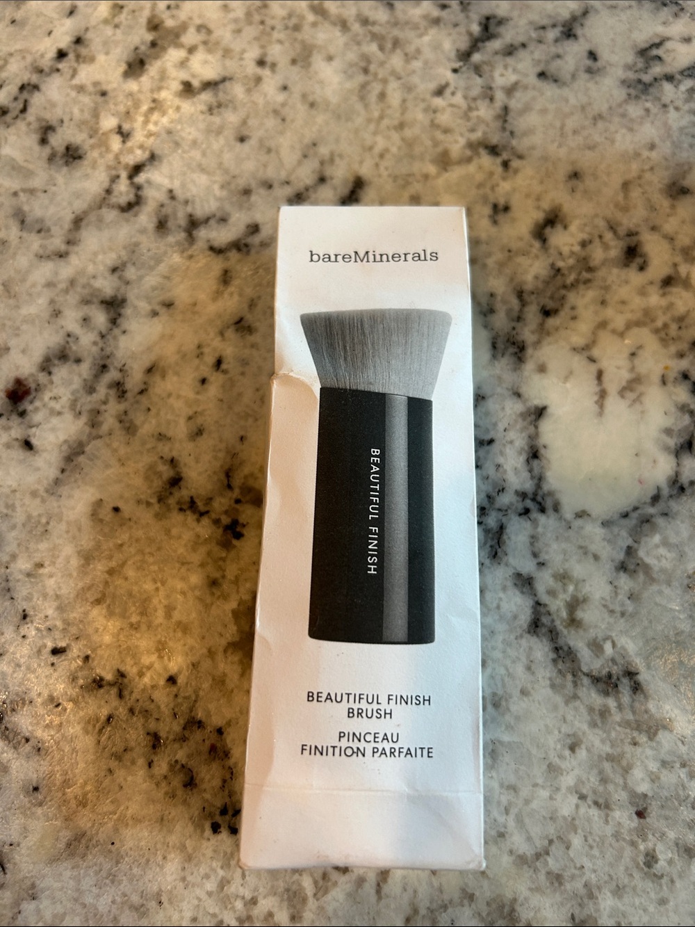 bareMinerals Beautiful Finish Brush in Black and Gray